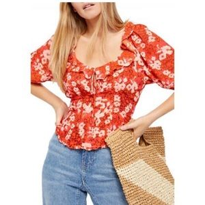 Free People Sweet Memories Blouse NWT